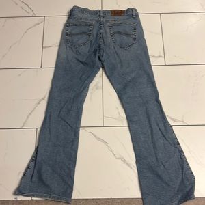 Vintage lee low rise flared jeans